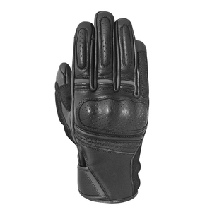 Men's Motorbike Leather Summer Air Vent Black Street Gloves Motorcycle Auto Racing Wear Black Genuine Leather Gloves For Men - Product Image 2