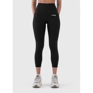 Hustlers Only M FITNESS Leggings taille haute longueur genou effet ventre plat à carreaux 95% Polyester + 5% Spandex avec fermeture éclair sans couture pour le yoga - Product Image 1