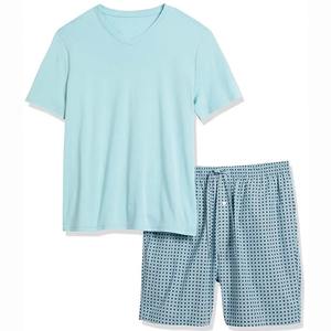 Tenue décontractée de rue d'été pour hommes ensemble de deux pièces en gros avec short imprimé et t-shirts séchage rapide et respirant - Product Image 4