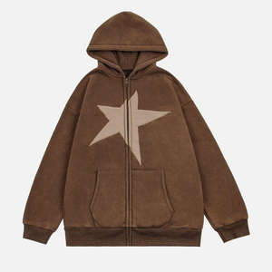 Pull polaire surdimensionné unisexe pull d'hiver grande taille sweats à capuche pour hommes Hoddies 100% coton sweats à capuche vierges vente en gros - Product Image 5