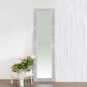 <span class=keywords><strong>Handmade</strong></span> modern mẹ ngọc trai dát Tường Khung Gương trực tiếp bán buôn từ Ấn Độ cho trang trí nội thất phòng tắm nhà hàng RF thủ công mỹ nghệ - Product Image 6