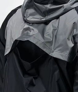 Chaqueta Cortavientos para Hombre, Ligera, Impermeable, para Entrenamiento, Correr al Aire Libre, Ropa Deportiva Informal, Transpirable, con Capucha - Product Image 6