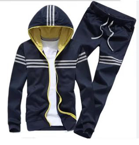 Vente en gros de vêtements d'entraînement de football de haute qualité Ensemble de survêtements de football à fermeture éclair complète pour hommes Logo de copie personnalisable Vêtements polyvalents - Product Image 4