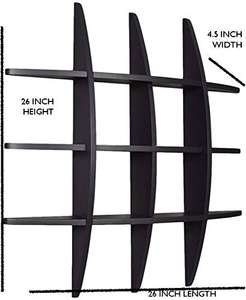 Étagères murales flottantes en forme de globe, étagère de rangement décorative moderne à faire soi-même - Product Image 3