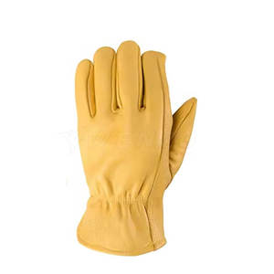 ถุงมือทำงาน OEM ป้องกันมือ ระบายอากาศได้ดี หนังวัวแท้ ทนทาน ป้องกันรังสียูวี แบบเต็มนิ้ว พร้อมแถบตีนตุ๊กแก สำหรับเล่นกีฬา - Product Image 2