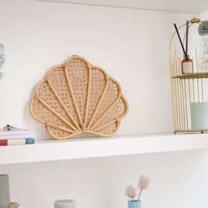 Adorno hecho a mano encantador regalo de decoración para habitación de bebé guardería tapices de ratán tejido decoración del hogar - Product Image 4