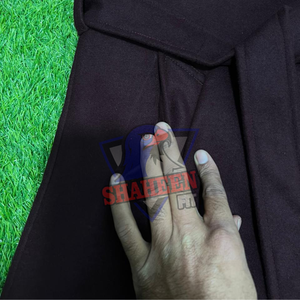 Manteau long pour femme en mélange de coton et de laine de haute qualité, à double boutonnage, ceinturé, chaud, anti-plis, écologique - Product Image 5