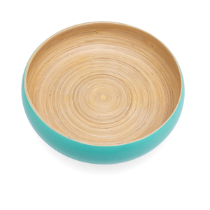 Bol à fruits en bambou filé écologique saladier ustensiles de cuisine bol de service en gros fait à la main du Vietnam - Product Image 5