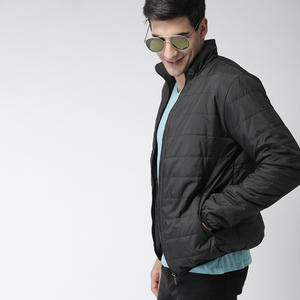 Nardon ropa al por mayor invierno largo Puffer hombres algodón relleno Stand Collar frente Logo personalizado de alta calidad propio diseño chaquetas - Product Image 1