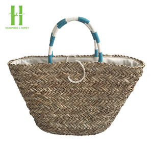 Garden Style Seagrass Storage <b>Basket</b> Home Decorative Christmas Decorations Gifts Foldable Laundry <b>Basket</b> Storage Box Bin OEM - Product Image 1