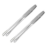 Pinzas para Hielo de Acero Inoxidable con Dientes para Decoración de Fiestas y Bares, Ecológicas, Certificadas por la CE, Tamaño Personalizable