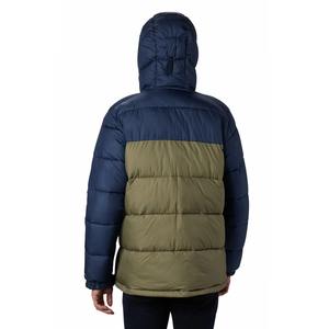 Chaqueta acolchada para hombre hecha a medida con costuras personalizadas y acabado resistente al agua, ofrecida como una chaqueta de plumón premium para hombre. - Product Image 4