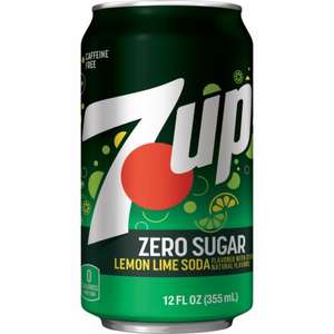 Refresco de Limón y Lima 7UP Zero Azúcar, Paquete de 12 Latas, Sin Cafeína, Precio de Fábrica, Bebida Carbonatada Refrescante - Product Image 1
