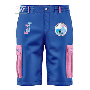 Greek Jack y Jill of America Sorority Clothing Listo para enviar Pantalones cortos de carga de longitud larga bordados - Product Image 1