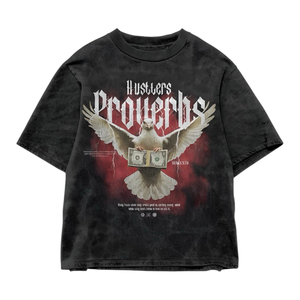 Camisetas de Algodón con Lavado Ácido Desgastado al por Mayor, Camisetas Extra Grandes con Estampado DTG Personalizado para Hombre - Product Image 5