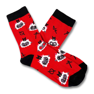 High Quality Custom Sports <b>Socks</b> <b>Cartoon</b> Cotton Knitted Cat Crew <b>Socks</b> for Women Colormix Design ODM Bulk Funny <b>Socks</b> Supplier - Product Image 1