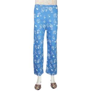 Pantalón estampado para mujer - Azul real - Product Image 2