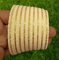 Ensemble de bracelets de mariée en résine tendance avec design Kundan décoratif pour mariages et soirées, bracelets de créateur pour femmes à prix abordable