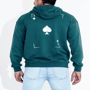 Sudadera con Capucha para Hombre, Corte Regular, Diseño de Hombros Caídos, Impresión por Transferencia de Calor de Alta Calidad, Precio de Fábrica, ODM - Product Image 3