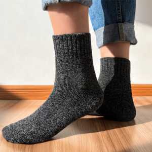 Wholesale Men's Durable Wool Crew <b>Socks</b> Premium Quality Custom Logo Breathable OEM Athletic <b>Socks</b> - Product Image 6