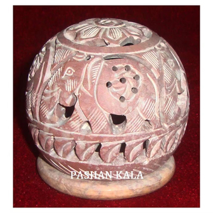 Best Quality Handmade Natural Soapstone Carving <b>Elephant</b> Design Tea Light Candle Holder For Home And Hotel Decoration Purpose - Product Image 1