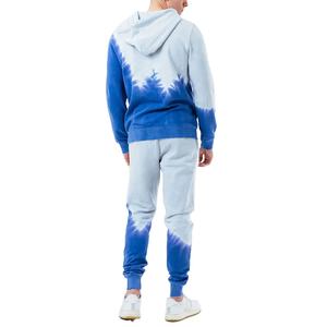 Traje de chándal de gran tamaño para hombre, chándal de gran tamaño con tinte de corbata personalizado, pantalones de chándal para hombre, ropa para correr - Product Image 2