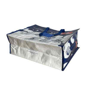 Bolsa térmica con aislamiento térmico reutilizable personalizada, no tejida de PP para acampar al aire libre, para llevar, almuerzo, compras de comestibles - Product Image 5