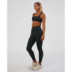 Fusion Icon Ultra High-Rise Full Length <b>Leggings</b> with Pockets-Energy Print <b>Black</b> Reflective XS - Product Image 6