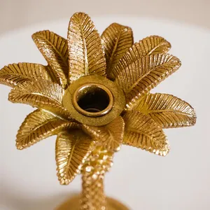 Tree Design Hot Selling Wholesale Price Home Decoration Brass Metal Gold Plated <b>Candle</b> Mold <b>Lantern</b> Metal <b>Candle</b> Votive <b>Holder</b> - Product Image 3