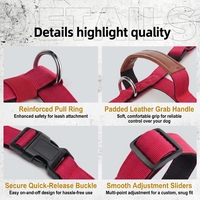 Harnais de course pour chien avec ajustement anti-évasion et sangles réglables pour chiens actifs, course sur sentier et entraînement en extérieur