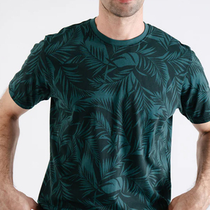 2024 hombres verano Modal suave manga corta Camiseta 2024 nuevo estilo diseño impreso algodón venta al por mayor logotipo personalizado 100% algodón camiseta - Product Image 3