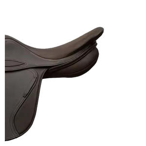 Selle d'équitation anglaise artisanale de haute qualité marron, design de logo personnalisé, marque Ashmira Equestrian, prix de gros, vente chaude en Inde - Product Image 3