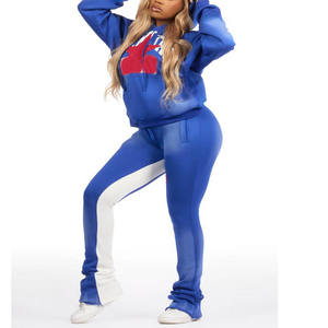 Conjunto Deportivo Cómodo para Mujer, Chándal de Tela Orgánica, Atuendo Atlético Transpirable para Gimnasio, Correr y Hacer Ejercicio - Product Image 3