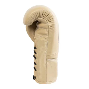 Guantes de Boxeo de Cuero con Cierre de Cordones en la Muñeca, Equipo de Entrenamiento de Dedos Completos para Adultos - Product Image 3