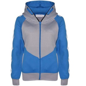 Sudadera con capucha unisex de algodón 100% de alta calidad para hombres, chándales en blanco de felpa francesa con logotipo personalizado y cremallera pesada, conjuntos de dos piezas - Product Image 3