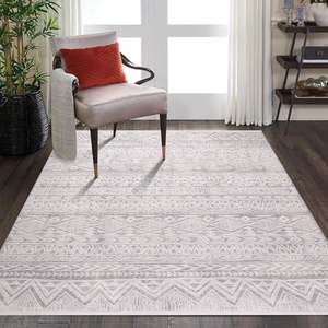 Tapis d'intérieur Netline Home Luxe 8 mm en poils doux, tapis tissé Wilton haute densité, résistant à la décoloration pour le salon - Product Image 6