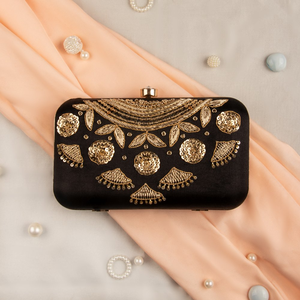 Sacs à main d'embrayage en résine époxy noire pour femmes Mini sacs en métal prix d'usine en gros ornements de jardin - Product Image 5