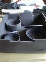 La cuvette agglomérée de boîte de carbure de silicium de réaction de J est résistante à la haute température et à la corrosion