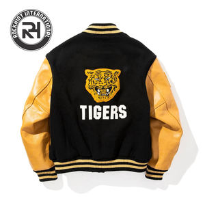 Chaqueta universitaria de moda, chaqueta con letras de béisbol con logotipo personalizado OEM, calidad superior para equipo escolar y mercancía de marca - Product Image 2