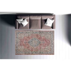 Tapis imprimé à motifs floraux - Design marocain pour porte d'entrée, cuisine, chambre d'enfant, tapis en velours - Product Image 2