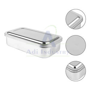 กล่องเครื่องมือสแตนเลสแบบแมนนวลชุดผ่าตัดทนทานสำหรับการผ่าตัดทั่วไปดีไซน์ตามสั่ง - Product Image 1