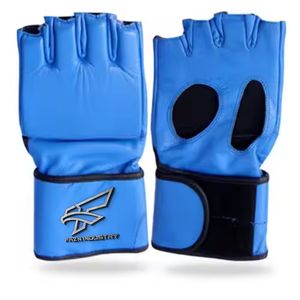 Gants MMA de kickboxing d'entraînement en PU conçus sur mesure en gros avec poignées avec logo de produits pakistanais - Product Image 6