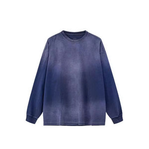 2025 de alta calidad personalizado 100% algodón lavado ácido hombre gota hombro de gran tamaño hombre Camiseta sol se desvaneció camiseta para hombres - Product Image 6