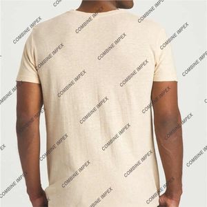 Camiseta Vintage Hip Hop de manga corta de gran tamaño para hombre, transpirable, 100% algodón, logotipo personalizado, sublimación, camiseta de gran tamaño a la moda - Product Image 2