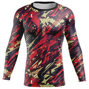 เสื้อแรชการ์ดแขนยาวพิมพ์ลายโลโก้ตามสั่ง ระบายอากาศ แห้งเร็ว คุณภาพสูง ผลิตในปากีสถาน สำหรับผู้ชาย - Product Image 4