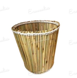 Design classique Vintage bambou panier de rangement ensemble grande capacité jardinières en osier décoration de la maison Pots de plantes d'intérieur - Product Image 5