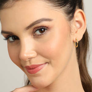 Compre Pendientes de Plata de Ley 925 de Primera Calidad para Mujeres y Niñas, Aros Modernos y con Forma de Corazón y Flor en Oro Rosa con Diamantes para Compromiso - Product Image 4