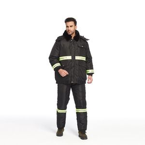 Ropa de trabajo para minería, duradera, para almacenamiento en frío hasta -20 grados, aislada, 65% poliéster, 35% algodón, acolchado Polyfil. - Product Image 1