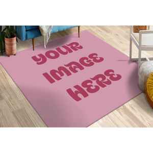 Tapis imprimé : Cadeau de déménagement moderne, tapis personnalisés avec votre logo, tapis fin non tissé - Product Image 2