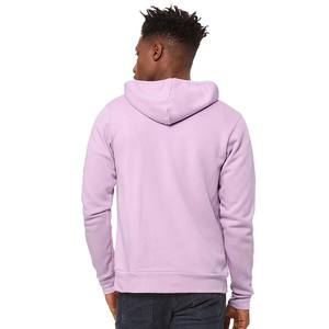 Bella Canvas Long-Sleeve Full-<b>Zip</b> Hooded Drawstring with Kangaroo Pocket <b>Fleece</b> Hoodie for <b>Men</b> - Product Image 6